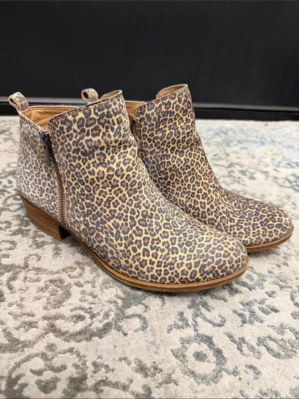 Women’s leopard booties